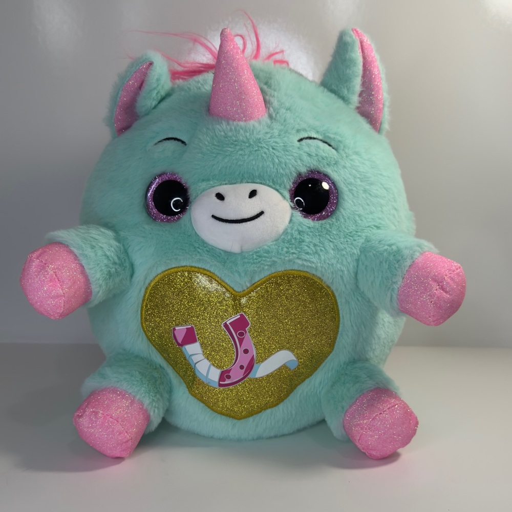 Zuru Rainbocorns Unicorn Plush Stuffed Animal 11 inch Turquoise